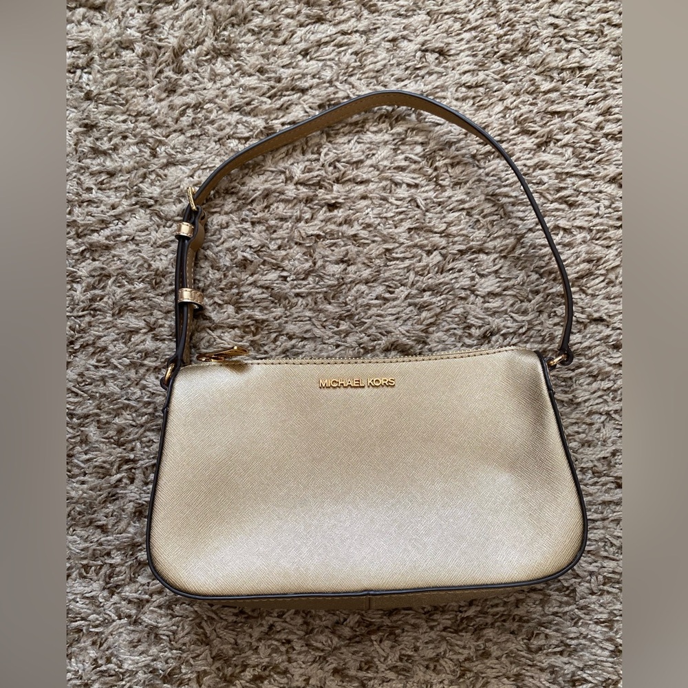 Michael Kors Gold Mini Shoulder Bag